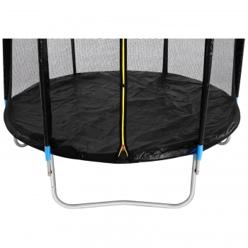 Trampolina ogrodowa z siatką i osłoną na sprężyny śr. 240 cm do 100 kg