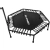 Trampolina fitness do ćwiczeń z regulowanym uchwytem 124 cm czarna