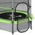 Trampolina dla dzieci z siatką zabezpieczającą do 50 kg śr. 140 cm zielona