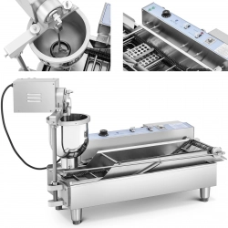 Maszyna do smażenia formowania pączków donutów ze stali nierdzewnej 2x 2.5 kW 23 l