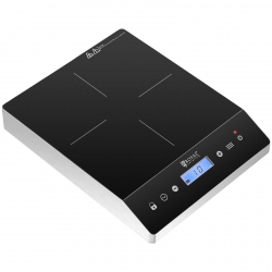 Kuchenka płyta indukcyjna przenośna 1 pole grzewcze śr. 26 cm LCD 3500 W