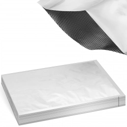 Worki moletowane aluminiowe mocne do pakowania żywności 300 x 400 mm 100 szt.
