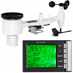 Bezprzewodowa stacja meteorologiczna pogodowa 9 zjawisk LCD 100m