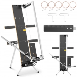 Nóż termiczny maszyna do cięcia styropianu z prawym wspornikiem 1300/330 mm 5x drut 200 W
