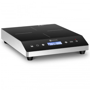 Kuchenka płyta indukcyjna przenośna 1 pole grzewcze śr. 26 cm LCD 3500 W