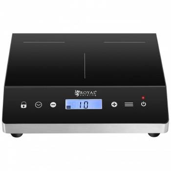 Kuchenka płyta indukcyjna przenośna 1 pole grzewcze śr. 26 cm LCD 3500 W