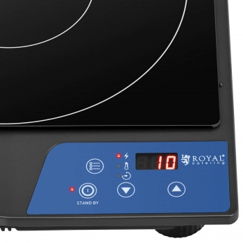 Kuchenka płyta indukcyjna przenośna 1 pole grzewcze śr. 20 cm LED 1800 W