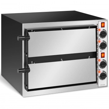 Piec do pizzy elektryczny podwójny 2 pizze śr. 32 cm 230 V 3200 W ITALY