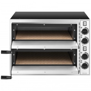 Piec do pizzy elektryczny podwójny 2 pizze śr. 32 cm 230 V 3200 W ITALY