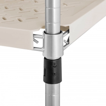 Regał magazynowy ażurowy 4 półki z nakładkami do 600 kg 150x60x180 cm