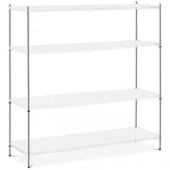 Regał magazynowy ażurowy 4 półki + 4 maty do 1 t 1000 kg 180x60x180 cm