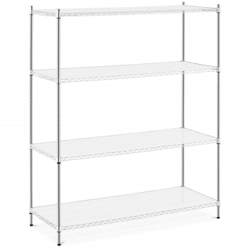 Regał magazynowy ażurowy 4 półki + 4 maty do 1 t 1000 kg 150x60x180 cm