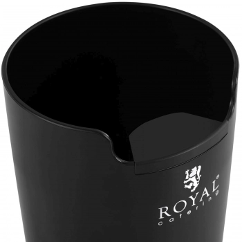 Odbijak pojemnik do kawy fusów kompaktowy czarny 1100 ml