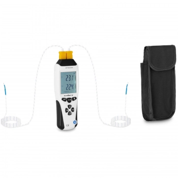 Termometr miernik temperatury przemysłowy 2 kanały K/J LCD zakres -200 do 1370 C