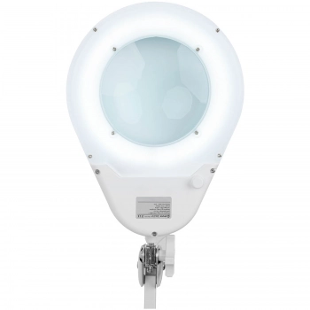 Lampa kosmetyczna warsztatowa z lupą szkłem powiększającym 5 dioptrii 60x LED śr. 200 mm