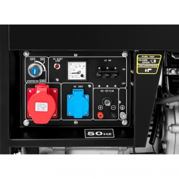 Agregat generator prądotwórczy diesel mobilny chłodzony powietrzem 230/400 V 4.4 kW 5.5 kVA 12.5 l