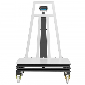 Waga platformowa magazynowa skalibrowana mobilna 2000/1 kg 120x120 cm LCD