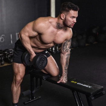 Ławka treningowa do ćwiczeń regulowana składana do 120 kg