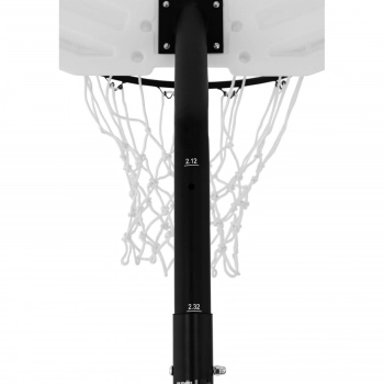 Zestaw kosz do koszykówki mobilny regulowany na stojaku wys. 190-260 cm