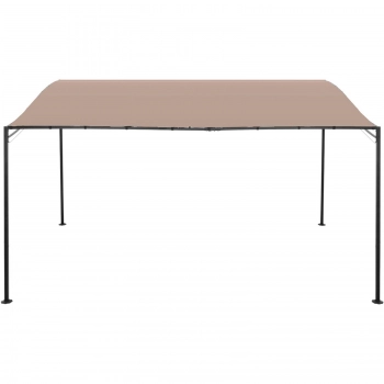 Zadaszenie ogrodowe altana wolnostojąca 4 x 3 x 2.5 m beżowa