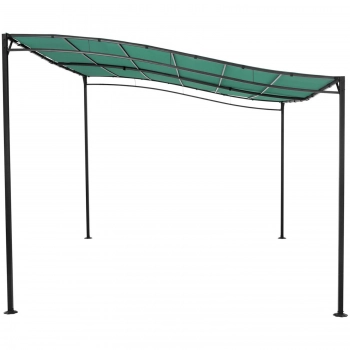 Zadaszenie ogrodowe altana wolnostojąca 4 x 3 x 2.5 m zielona