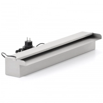 Wylewka wodospadu kaskada ze stali nierdzewnej do ogrodu stawu 60 cm LED