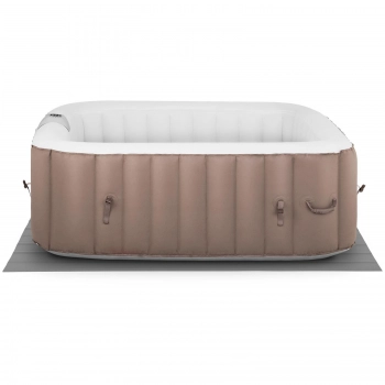Jacuzzi ogrodowe dmuchane z masażem 6 osobowe 42C 900 l beżowo-białe