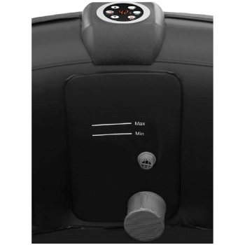Jacuzzi ogrodowe dmuchane z masażem 6 osobowe 42C 1000 l czarne