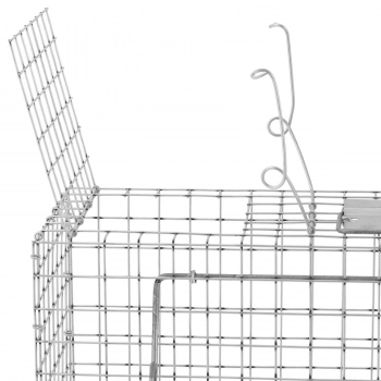 Żywołapka pułapka łapka na szczury kuny zatrzaskowa jednostronna 500x200x270 mm ZESTAW