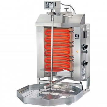 Piec grill opiekacz do kebaba gyrosa elektryczny pionowy POTIS wsad 15 kg 400 V 4.5 kW