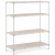Regał magazynowy ażurowy 4 półki z nakładkami do 600 kg 150x60x180 cm