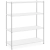 Regał magazynowy ażurowy 4 półki + 4 maty do 1 t 1000 kg 150x60x180 cm