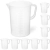 Zlewka laboratoryjna plastikowa z podziałką 5000 ml - 6 szt.