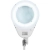Lampa kosmetyczna warsztatowa z lupą szkłem powiększającym 5 dioptrii 60x LED śr. 200 mm