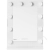 Lustro kosmetyczne do makijażu wizażu z oświetleniem i głośnikiem 10 żarówek LED BT USB 67.5x50.5 cm