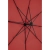 Parasol ogrodowy na wysięgniku kwadratowy 250 x 250 cm bordowy