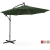 Parasol ogrodowy na wysięgniku okrągły z oświetleniem LED śr. 300 cm zielony