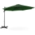 Parasol ogrodowy na wysięgniku okrągły śr. 300 cm zielony