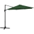 Parasol ogrodowy na wysięgniku okrągły śr. 300 cm zielony