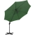 Parasol ogrodowy na wysięgniku okrągły śr. 300 cm zielony