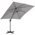 Parasol ogrodowy boczny na wysięgniku kwadratowy 250 x 250 cm ciemnoszary