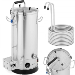 Kocioł zacierno warzelny do produkcji piwa STAL 30-110C 32 l 2000 W
