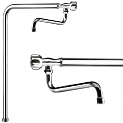 Bateria kolumna wodna z kranem wylewką obrotową dł. 22 cm wys. 65 cm