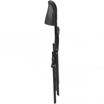 Krzesło cateringowe bankietowe ogrodowe składane 52 x 36 cm czarne - 4 szt.