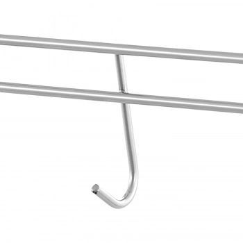 Regał druciany metalowy do kuchni magazynu 4 półki haczyki 90 x 35 x 152 cm do 121 kg