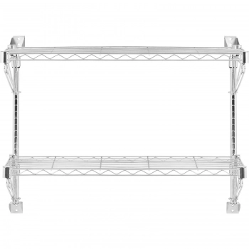 Półka druciana ścienna podwójna do 60 kg 90 x 35 x 60 cm