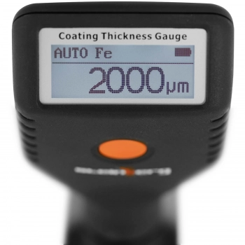 Miernik tester grubości lakieru samochodowego zakres 0-2000 µm + Walizka