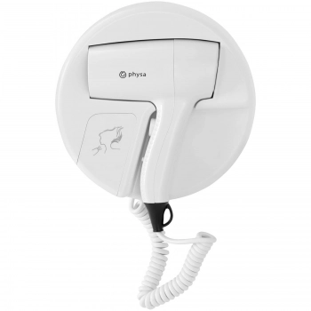 Suszarka do włosów hotelowa basenowa ścienna 1200 W biała