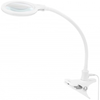 Lampa kosmetyczna warsztatowa powiększająca 5 dioptrii 30x LED śr. 125 mm