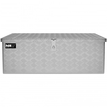 Skrzynia narzędziowa transportowa aluminiowa zamykana na klucz 48 l 76 x 35 x 25.5 cm
